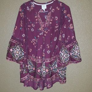 Blouse Wine Color